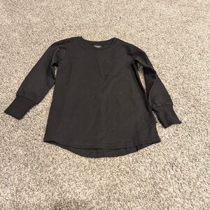 Little Bipsy 4T-5T Classic Black Long Sleeve Tee